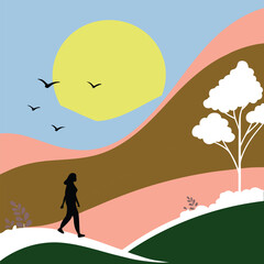 Abstract Gradient Fluid Background Vector