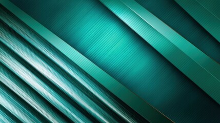 Obraz premium Abstract teal lines create a dynamic pattern in modern design