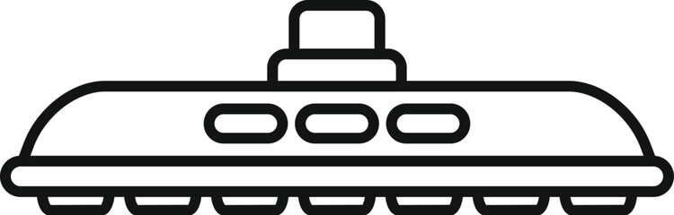 Futuristic bathyscaphe navigating deep sea, using cutting edge technology for underwater exploration and discovery