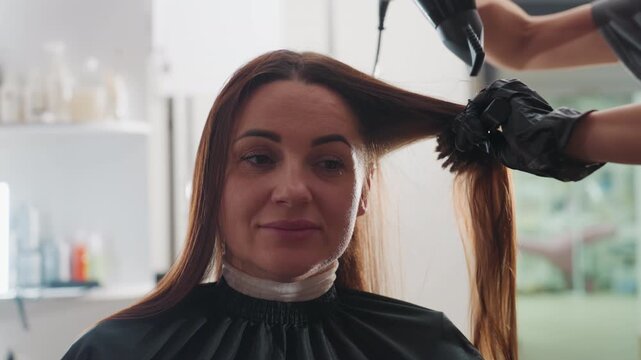 professional stylist brightens hair, elevated hair styling services provide enhanced shine and brightness, skilled stylist offers premium treatments to boost shine and overall hair vibrancy