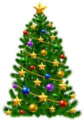 decorated christmas tree