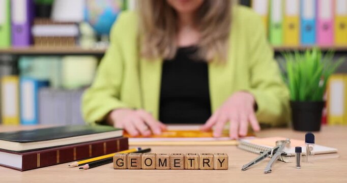 Exploring creative geometry projects through hands-on activities with tools and inspiration in a vibrant learning space