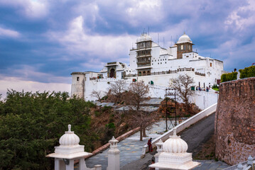 Monsoon Palace also known as Sajjan Garh Palace in Udaipur, Rajasthan was built to watch monsoon clouds at an elevation of 944m on Bansdara peak of the Aravalli hill range.