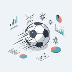 Soccer analytics and performance data visualization.