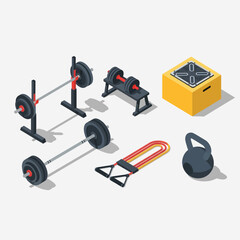 Isometric Gym Equipment for Strength Training.