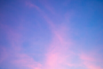 Twilight sky . beautiful sky background