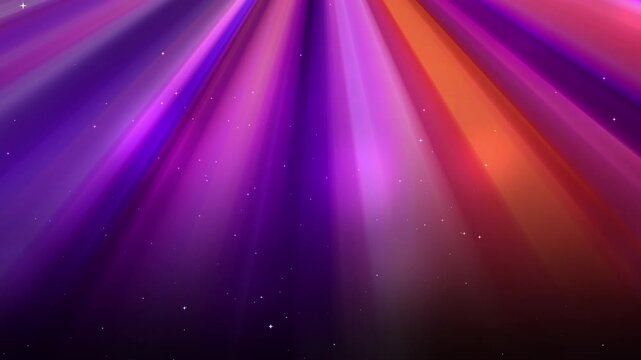 Purple and orange light streaks in abstract colorful background for designs needing vibrant, dynamic energy and creative touch. Suitable for digital projects.
