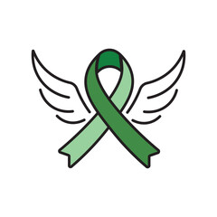 vector illustration of a ribbon