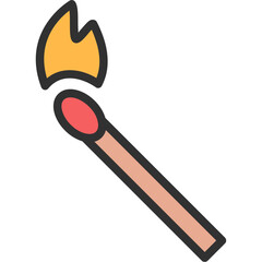 Match On Fire Icon