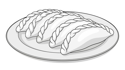 vector illustration of an apple