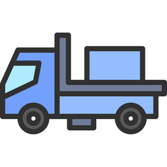 Flatbed Truck Icon