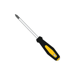 Fototapeta premium illustration of screwdriver 