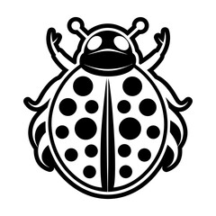 Glyph Style Ladybug Icons 
