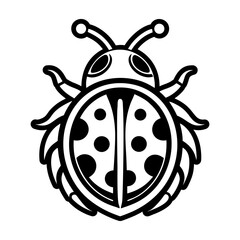 Glyph Style Ladybug Symbols