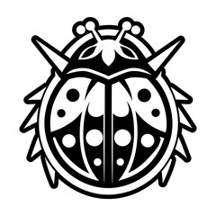 Glyph Style Ladybug Symbols