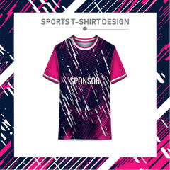 Soccer jersey design for sublimation. 
Abstract background with sport pattern.
