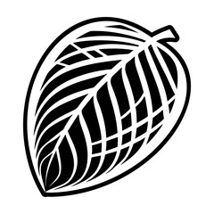 Glyph Style Leaf Symbols 
