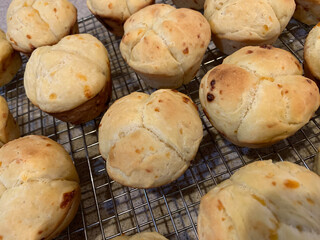 NC Hville Clover Leaf Cheddar Rolls Close-Up 2025