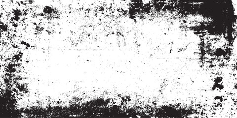 Dark grainy texture on white dust overlay textured, Distressed vector damage wall grunge Vector old grunge wall black and white dust and scratched textured background.