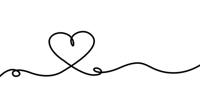 4k 1 Love oneline, continuous line, Offsett line, love animation, concept for wedding, invitation, marriage, relationship, mothership, mothers day, family, feliz dia de las madres