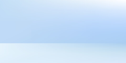 Obraz premium Modern blue studio room. Limbo light background. Abstract 3d backdrop for product presentation abstract