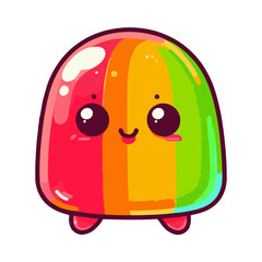 jelly candy illustration design