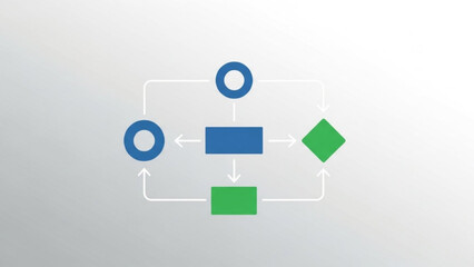 Flowchart diagram process workflow steps business strategy planning information presentation visual guide