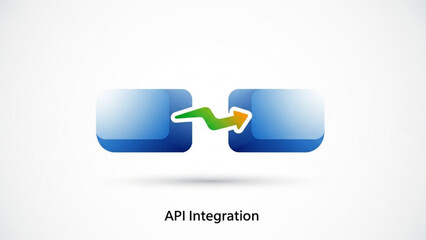 Api integration connecting systems for data transfer and workflow automation solutions seamlessly online