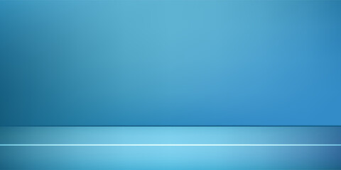 Blue abstract navy studio room. Limbo dark background. Abstract 3d backdrop for product presentation simple abstract