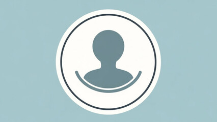 User profile avatar icon vector graphic design template for social media and web applications interface 100