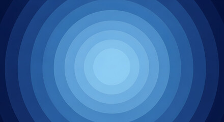 Modern radial blue gradient texture background with hypnotic concentric circle ripple effect design.