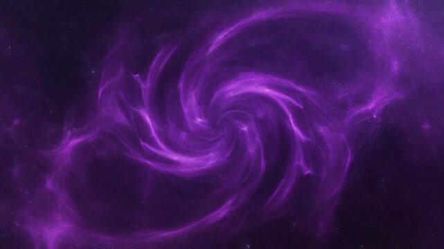 Mesmerizing purple cosmic vortex-abstract energy swirl in deep space illustration