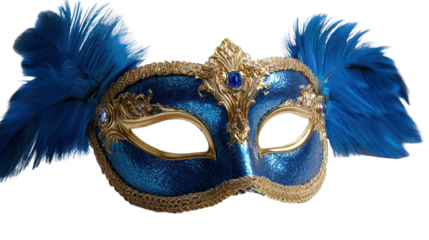 Three-dimensional fantasy mask transparent background