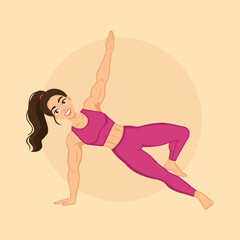 Back and Leg Stretch: Woman in a Reclined Spinal Twist Pose