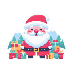 Santa Claus illustration design