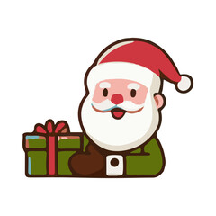 Santa Claus illustration design