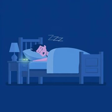 a boy sleeping in peace 