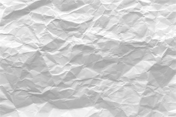 Old retro style of page with wrinkles and creases. Vector textured backdrop, empty mockup for copy space. Texture of background, typography design. Notebook sheet or crumpled empty note