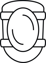 Knee pad providing orthopedic protection and support for active sports preventing injury