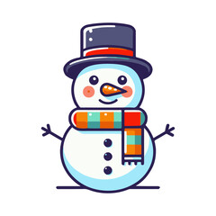 snowman illustration design