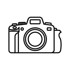 DSLR Camera Line Icon