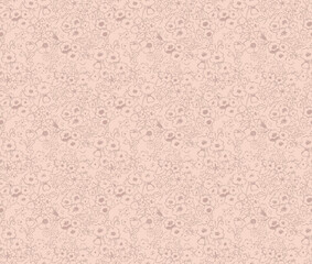 Watercolor seamless pattern with painted floral shapes © Creativezone