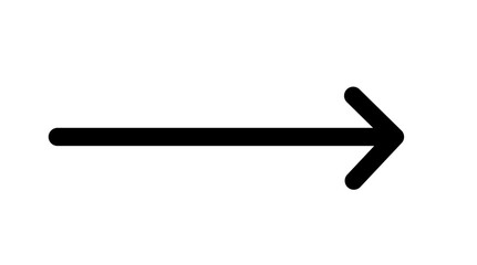 Black right arrow icon