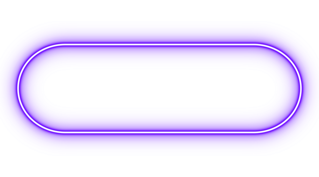 Purple neon glowing rounded rectangle frame