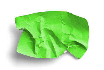 Twisted and Crushed Green Sticker