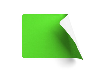 Top-Right Peel Green Sticker