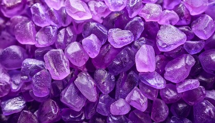 macro view of vibrant purple rock candy abstract background texture for confectionery branding or fantasy themed design sweetness and indulgence concept perfect for a website banner