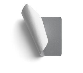 Front-Facing Curl Grey Sticker
