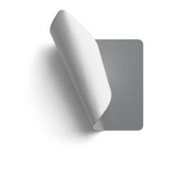 Front-Facing Curl Grey Sticker