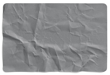 Fully Crumpled Grey Sticker Texture